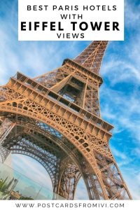 Best Paris hotels with Eiffel Tower views