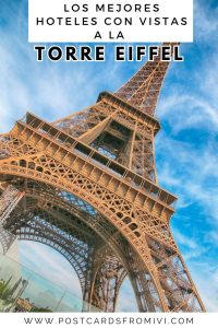 Hoteles con vistas a la Torre Eiffel en Paris