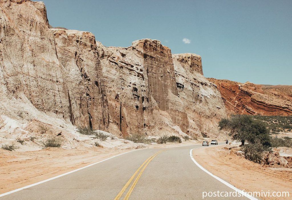 Cafayate landscapes in northwest Argentina