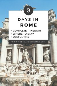 Rome in 3 days