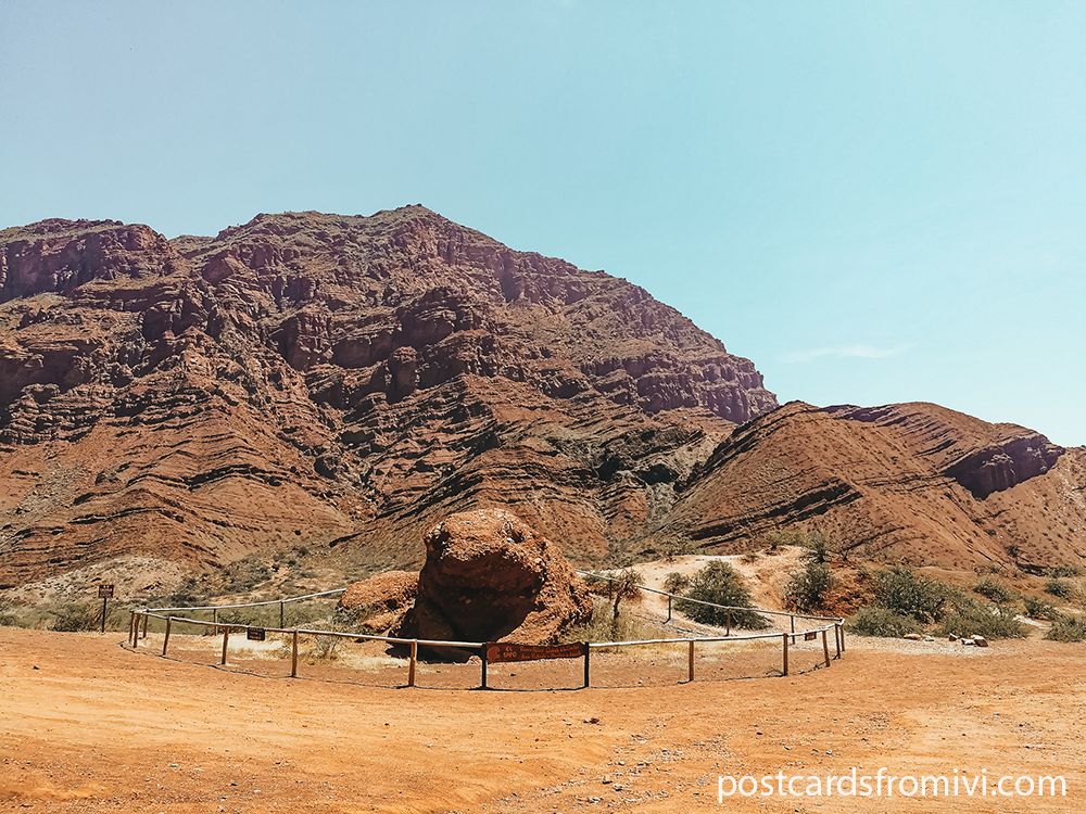 Route from Salta to Cafayate through the Quebrada de las Conchas