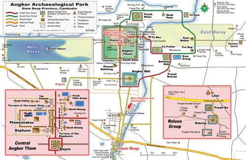 Guide to visiting the temples of Angkor in Cambodia 
