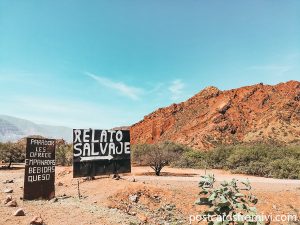 Wild Tales Bridge on the route from Salta to Cafayate