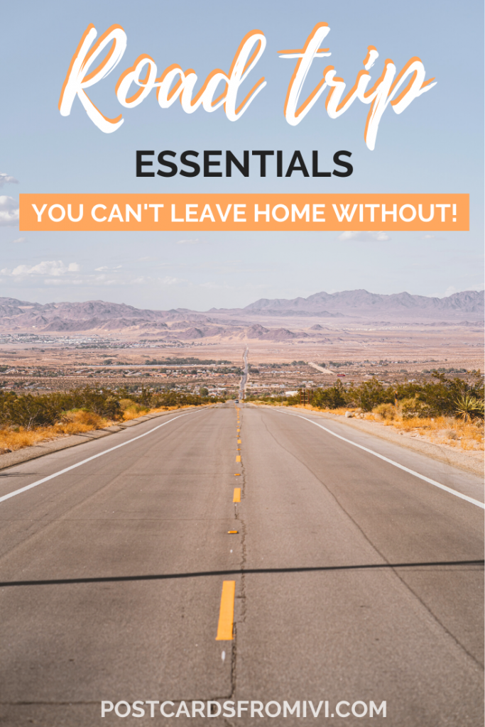 Road trip packing list - things to bring on a road trip