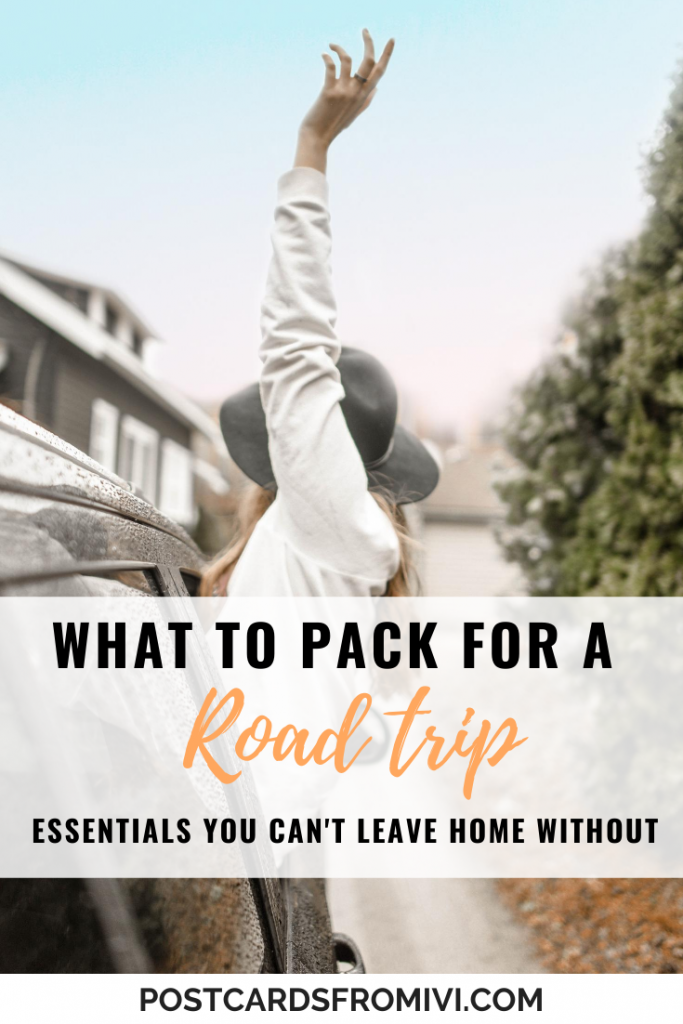 Road trip packing list - things to bring on a road trip